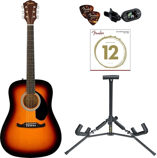 Fender FA-125 Dreadnought Acoustic Guitar Starter Kit