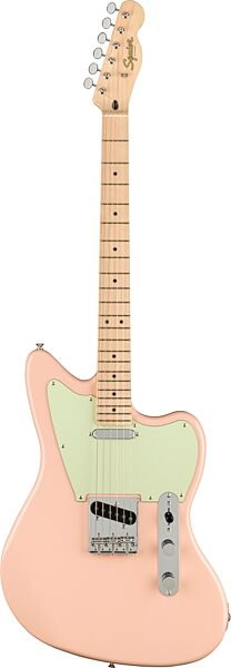 Squier Paranormal Offset Telecaster Electric Guitar, Maple Fingerboard Shell Pink