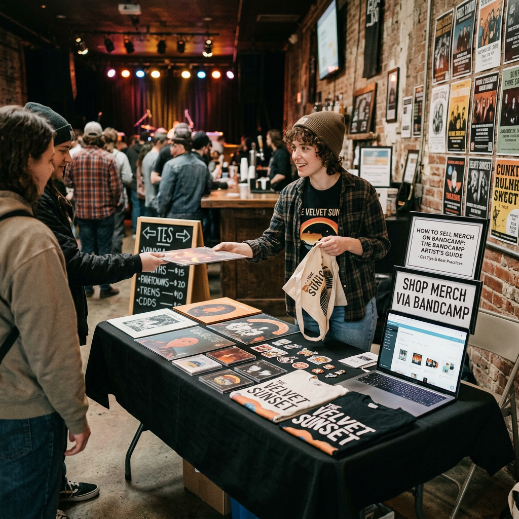 How to Sell Merch on Bandcamp